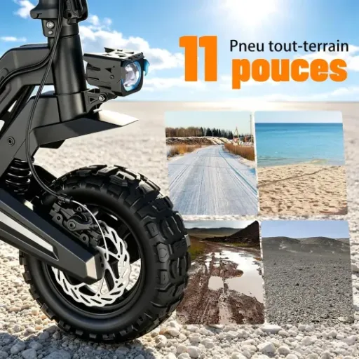Avis Trottinette Électrique Adulte 1200W J2max : un modèle tout-terrain costaud pour trajets urbains et loisirs