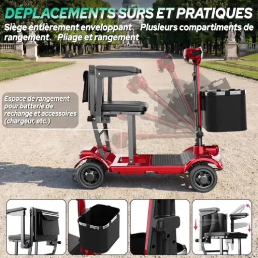 Avis TODIMART X17 : le scooter de mobilité 4 roues pliable pensé pour l’autonomie des seniors