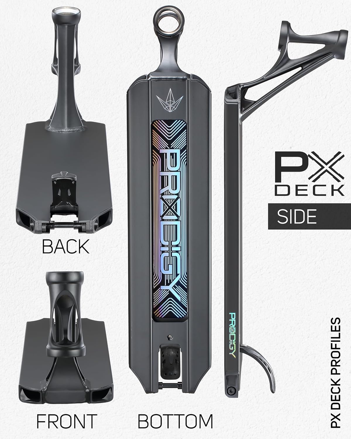 Blunt Deck Trottinette Freestyle - Prodigy Park Deck Black Scooters