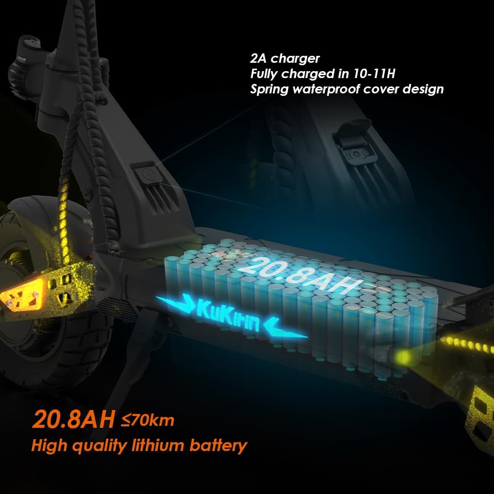 Trottinette Électrique KUKIRIN G2 Master, Moteur 2 * 1000W Batterie 52V 20.8Ah 70km,Trottinette électrique Adulte, Pneus 10 Pouces, Trotinette Electrique Adulte Tout Terrain(Version 2025)