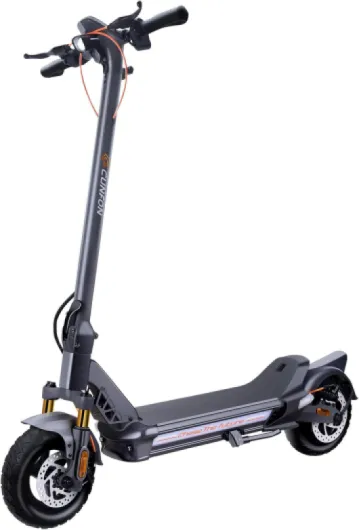 Trottinette Électrique Adulte CUNFON RS500/RZ800/RZ1000, Anti-vol Empreinte, Pneus 9,5/10/10,5 Pouces, Batt 36/48V 10.4/13/18/24Ah, Freins Disque+Électronique, Autonomie 25-80km, Charge Max 120-190kg RZ800(1200W