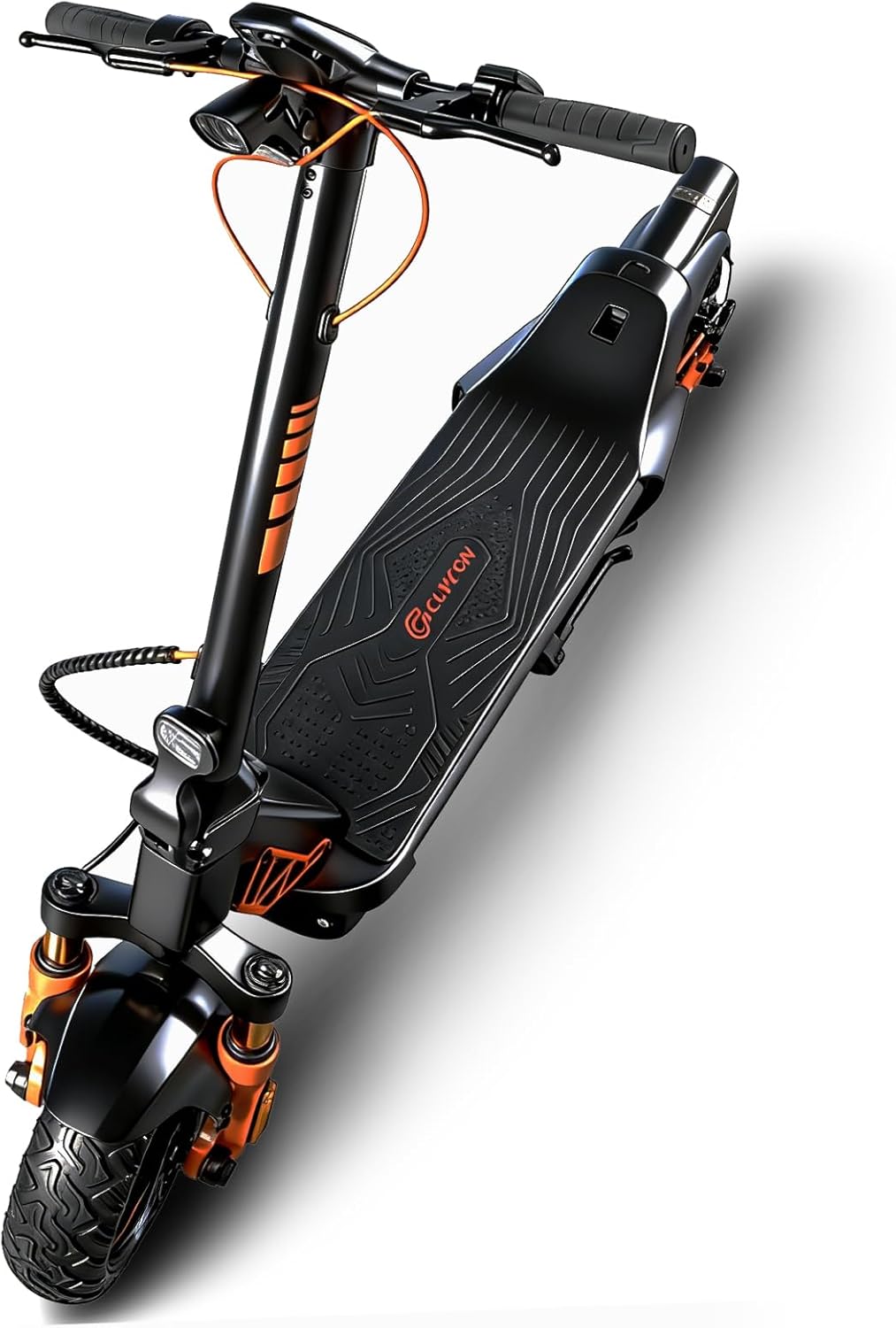 Trottinette Electrique Adulte RZ1000, 2 * 1200W, Autonomie 35km-70km,48V 24Ah Batterie,Trotinette Electrique Pliable avec 10.5" Pneu Tout-Terrain,190kg Load,Fingerprint Unlock,Double Amortisseur, App