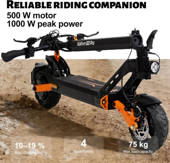 Trottinette Électrique Adulte Tout Terrain, Autonomie 58 km, 1000W Moteur, Batterie 48V 15.6Ah, Hauteur de Guidon Réglable, Double Suspension, IP54 –Idéale Urbaine & Hors Route, Pliable & Robuste