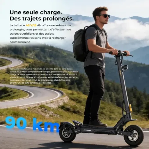 Test Ausom Gosoul 2 Pro : la grosse trottinette urbaine qui mise sur l’autonomie