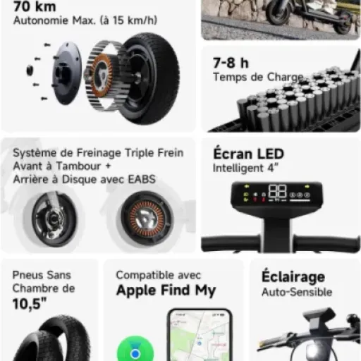 Test NAVEE N65i II : une trottinette costaud pour le quotidien, mais pas sans compromis