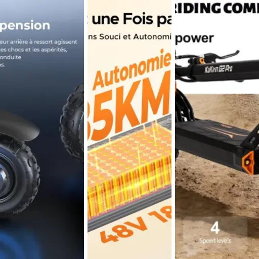 Notre sélection des 10 meilleurs trottinettes électriques suspensions renforcées (avril 2026)