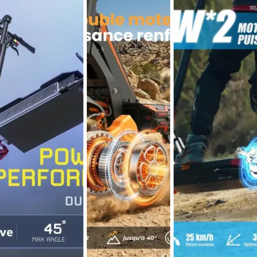Guide d'achat : les 5 meilleurs trottinettes électriques double moteur (avril 2026)