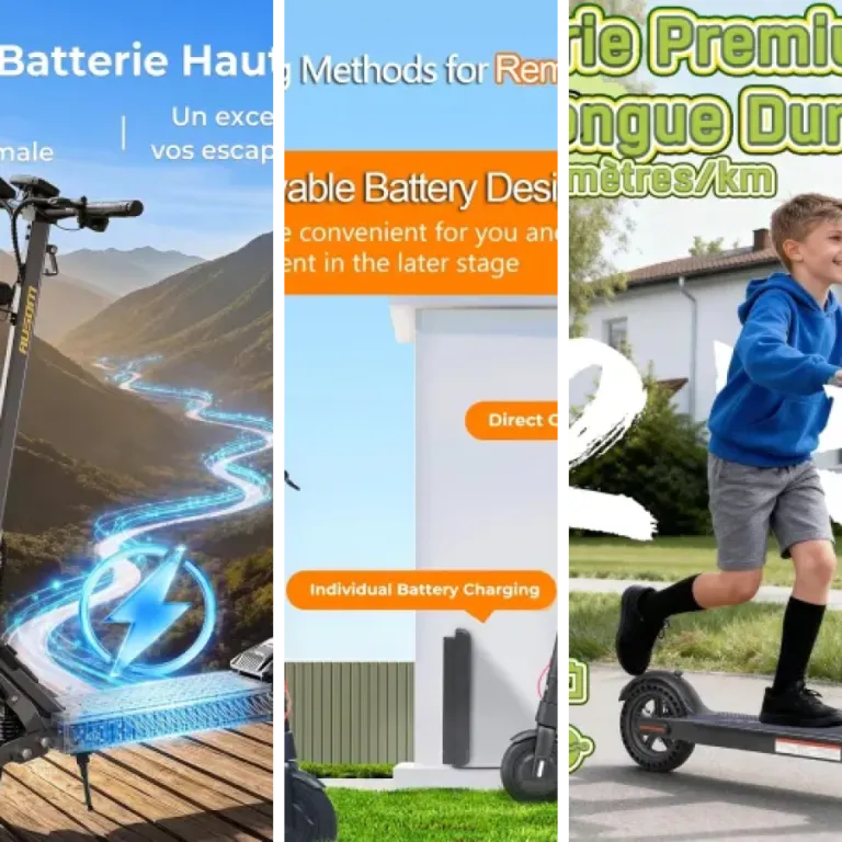 Top 5 des meilleurs trottinettes électriques usage intensif quotidien (2026)