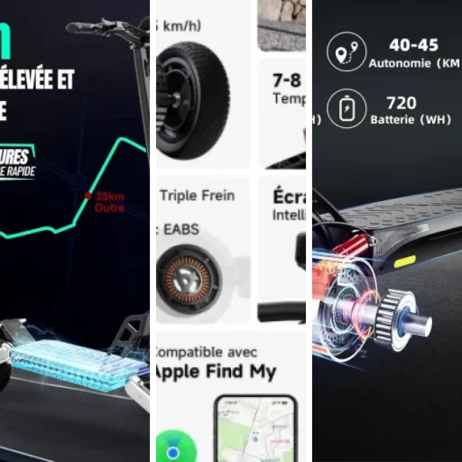 Guide d'achat : les 3 meilleurs trottinettes électriques feux stop intégrés (avril 2026)