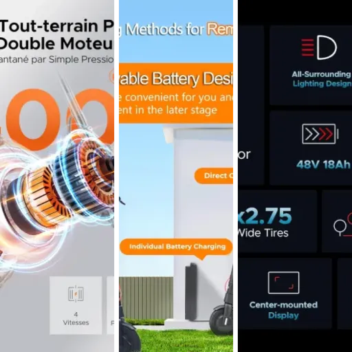 Top 4 des meilleurs trottinettes électriques pliables premium (avril 2026)