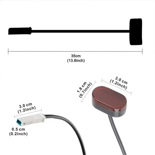 Lumière de frein arrière feu arrière feu arrière pour Xiaomi 1S/M365/Pro accessoire de pièce de rechange de scooter électrique