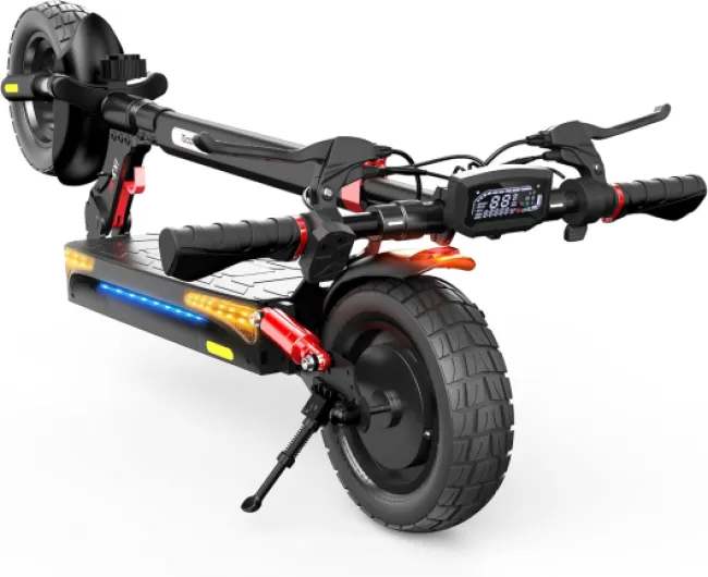 IX3 Trottinette Électrique Pliable Adulte 800W - Batterie 48V 10Ah - 25km/h - Autonomie 30-40km - 10'' Tout-Terrain - Éclairage Ambiance LED - APP Minirobot