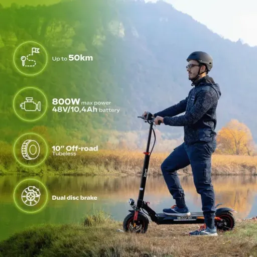 Test Trottinette Électrique EBOOST GO UrbanGlide : la grosse trottinette urbaine qui privilégie le confort à la légèreté