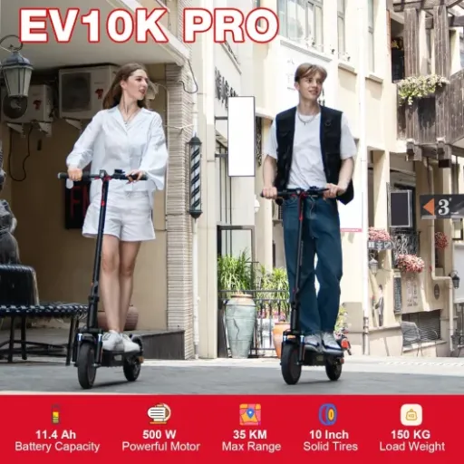 Test EVERCROSS EV10K Pro : une trottinette urbaine complète qui mise sur le confort