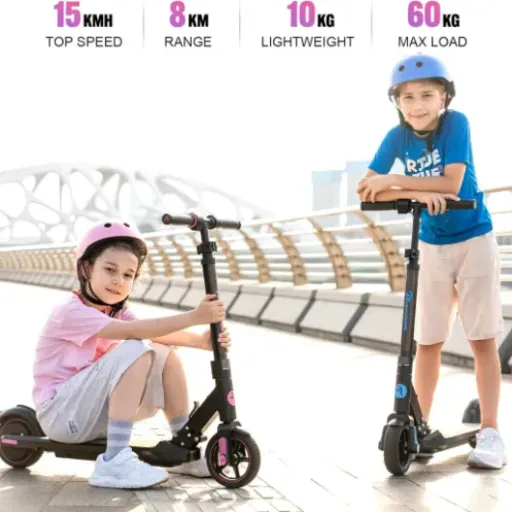 Test EVERCROSS EV06C : la trottinette électrique qui fait le taf pour les 6-12 ans