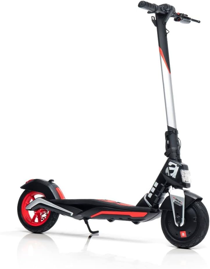 Aprilia, eSR1, Trottinette Électrique, Moteur 350W, Châssis en Magnésium, Noir/Rouge