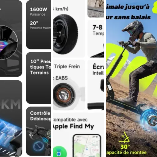 Les 4 meilleurs trottinettes électriques chemins et sentiers (mai 2026)