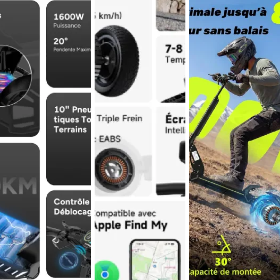 Les 7 meilleurs trottinettes électriques chemins et sentiers (2026)