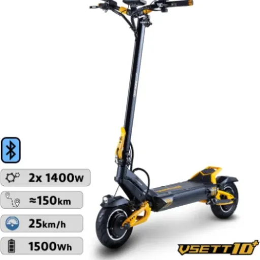 Test VSETT 10 Plus Super : la trottinette électrique qui flirte avec la moto