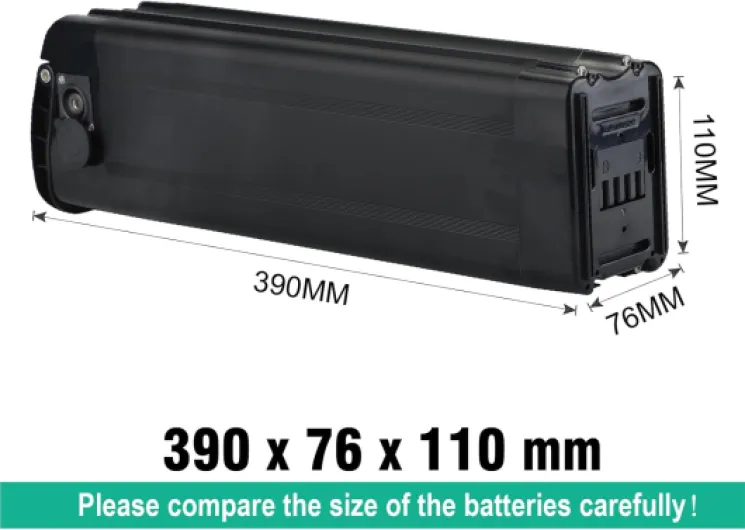 Ebike accu 36V 48V vélo Pedelec accu vélo électrique Whitebait Forme pour Aldi pour MiFa Trio pour Samsung Zhenlong Phylion et Beaucoup Plus avec Chargeur (36V 16Ah)