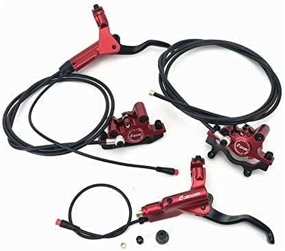 Frein à disque hydraulique Zoom HB-875-E avant et arrière sans rotor Rouge