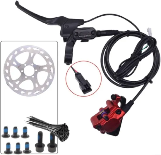 SPORTARC Trottinette Électrique à Frein Hydraulique Pour EBike, Frein à disque avant/arrière, Moteur R, Installation divisée (ensemble de frein arrière) Jeu de Frein Arrière