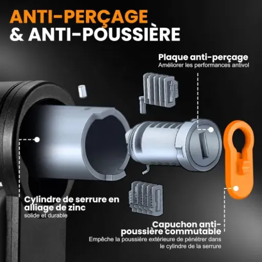Test Antivol vélo pliable HIPARK HD9006 : compact, costaud, mais pas léger