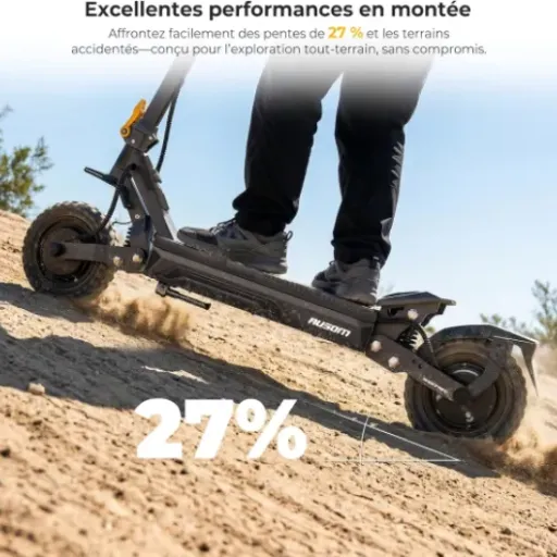 Test Ausom Gosoul 2 Dual Motor : une trottinette puissante mais pas si simple à assumer au quotidien
