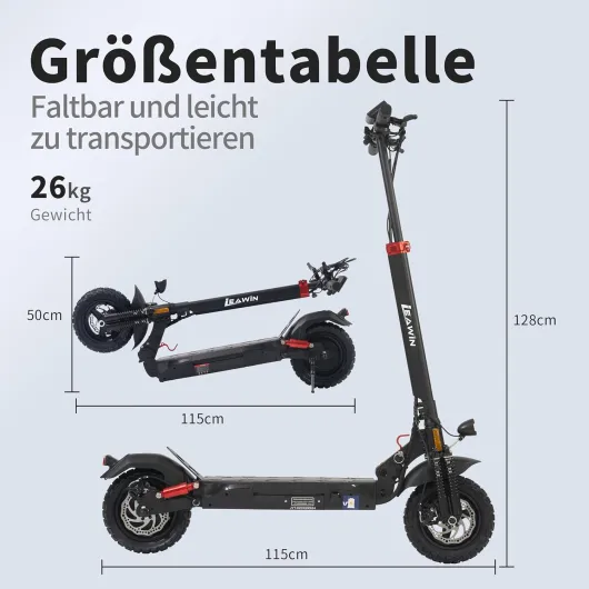 Trottinette électrique homologuée Route, 10pouces, Batterie 48V 12.5AH, Moteur 500W/20km/h, Max - 50/40 km, Double système de freinage, idéale pour Adultes, trajets Domicile-Travail et Tout-Terrain