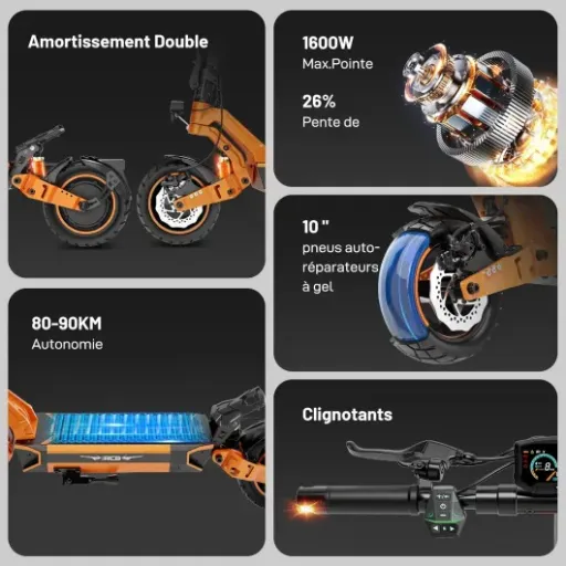 Test RCB D7 (20,8Ah) : grosse autonomie, gros poids, trottinette de « faux citadin »