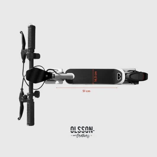 OLSSON Quantum Trottinette Électrique Adulte – Moteur 580W – Autonomie 38 km – Batterie 10000 mAh – Roues 10’’ – Clignotants – Régulateur de Vitesse – Pliable Gris