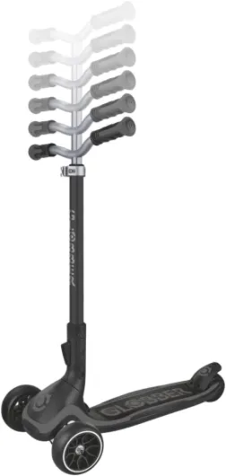 ULTIMUM - Trottinette pliable à 3 roues pour les enfants, les adolescents et les adultes Gris