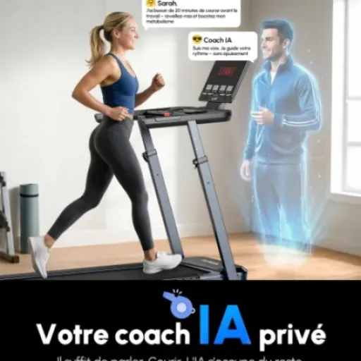 Test Tapis de Course Adaptatif IA FITKOL NB6 : le tapis qui gère la vitesse à ta place