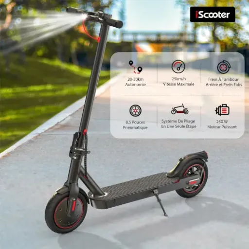 Test iScooter 8.5 : la trottinette électrique abordable qui fait le job pour les petits trajets
