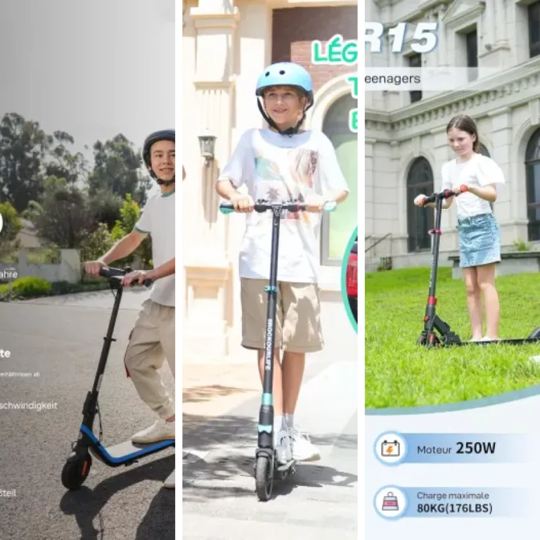 Notre sélection des 14 meilleurs trottinettes électriques pour enfants et adolescents (2026)