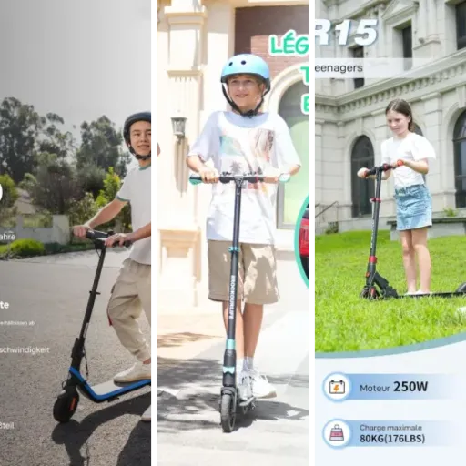Notre sélection des 11 meilleurs trottinettes électriques pour enfants et adolescents (juin 2026)