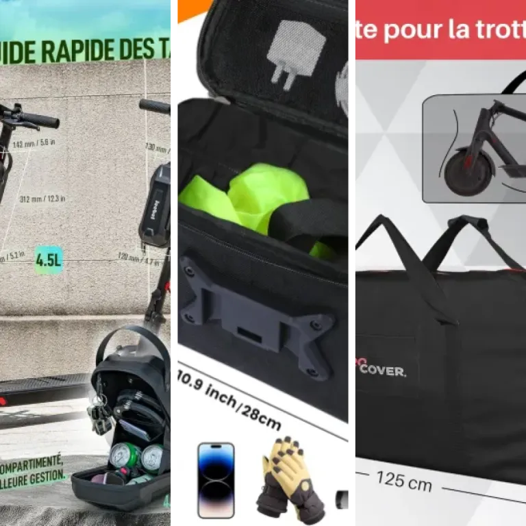 Les meilleurs sacoches et sacs trottinette : notre top 5 (2026)