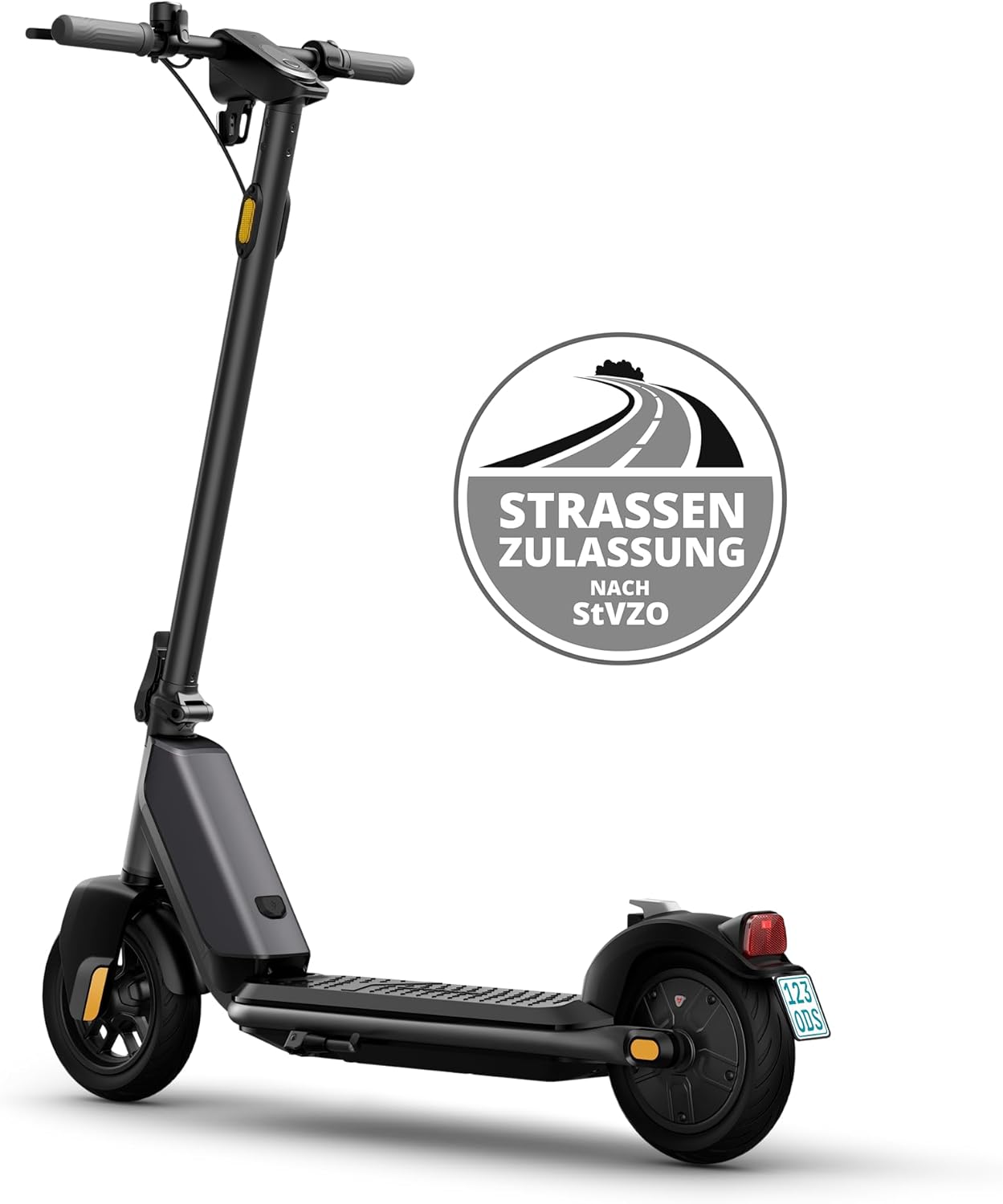 KQi1 Pro Trottinette électrique Pliable avec autorisation de Circulation routière (20 km/h, portée 25 km, Traction arrière 450 W, pneus pneumatiques Extra Larges de 9", Grande Surface de