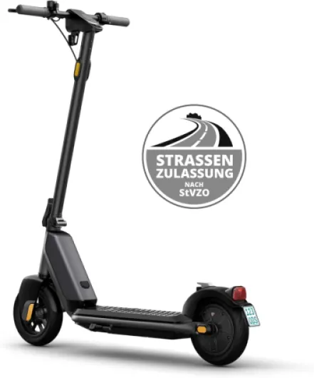 KQi1 Pro Trottinette électrique Pliable avec autorisation de Circulation routière (20 km/h, portée 25 km, Traction arrière 450 W, pneus pneumatiques Extra Larges de 9", Grande Surface de