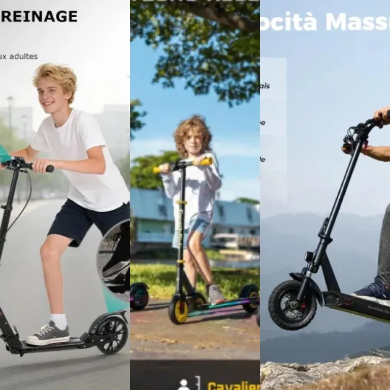 Classement des 4 meilleurs trottinettes électriques pas cher (2026)