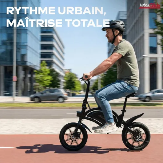 UrbanGlide Draisienne e-Bike 140s - Roues 14'' - 6Ah - Bequille
