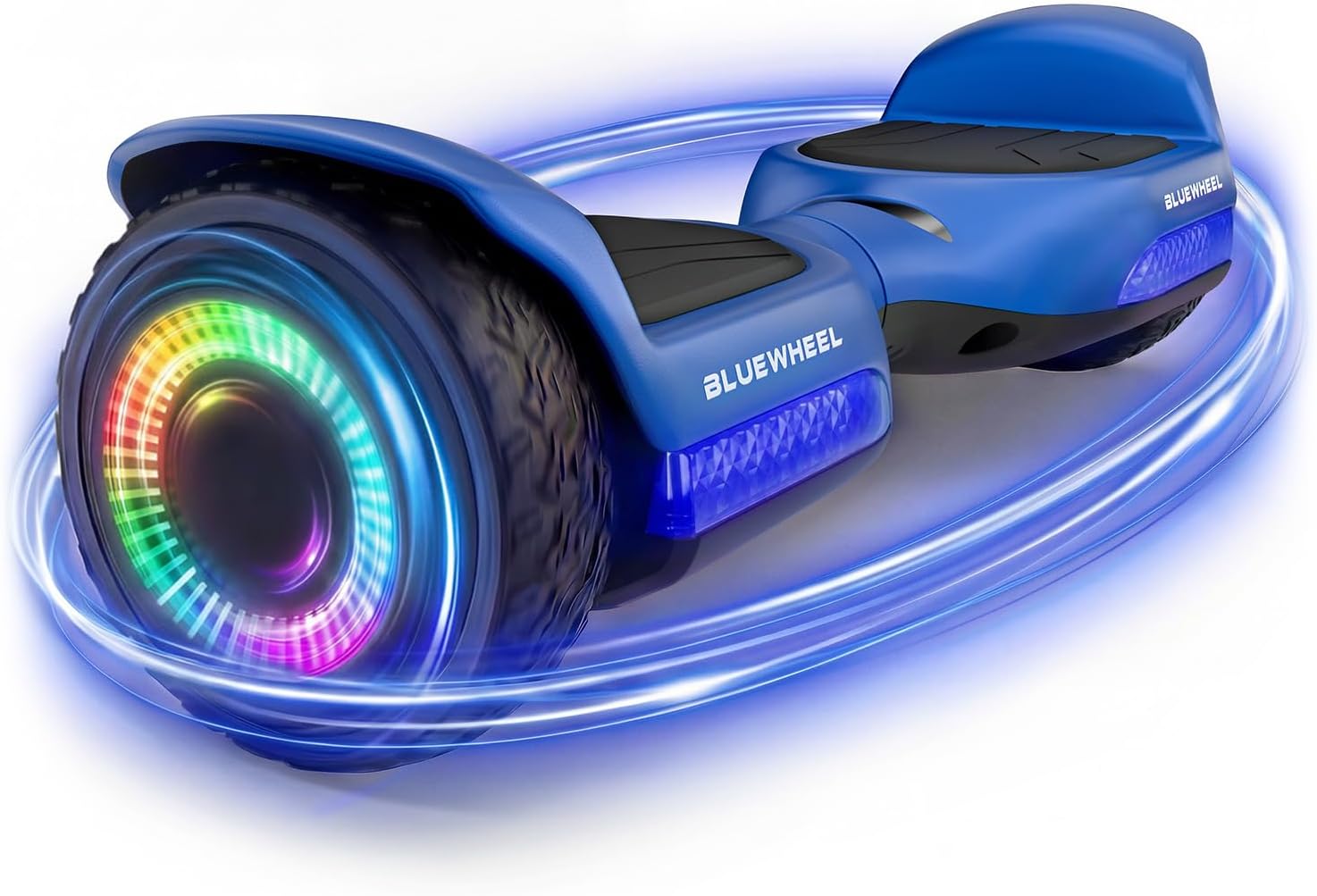 Bluewheel Hoverboard HX720 Premium 6,5" – Haut-parleur Bluetooth, Dual Motor 500W, jusqu'à 12 km/h, roues LED, auto-équilibrage, idéal enfants & adultes, marque allemande