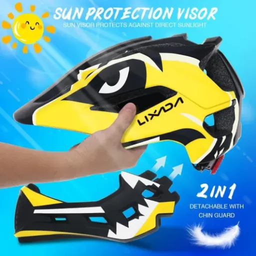 Test Lixada Casque Vélo Enfant Intégral Détachable : un casque 2-en-1 qui rassure les parents