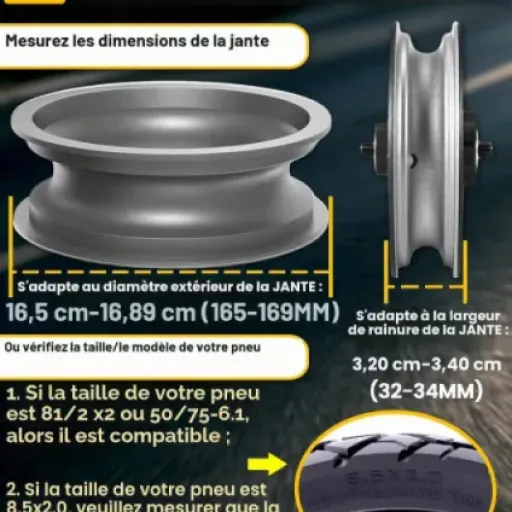 Test Monuary 8,5 x 2,0 : le pneu plein increvable qui sacrifie un peu de confort pour la tranquillité