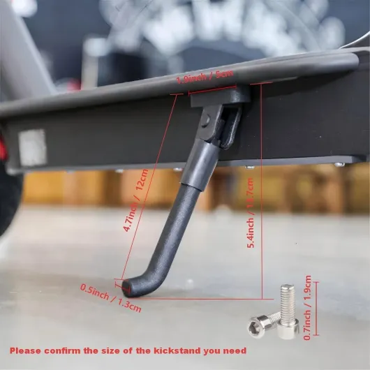 Béquille Trottinette pour M365 M365pro Pro2 Essential 1s en Alliage d'Aluminium