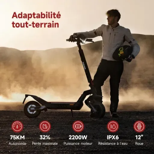 Test NAVEE XT5 Pro : la trottinette costaude pour gros trajets urbains (et quelques chemins)