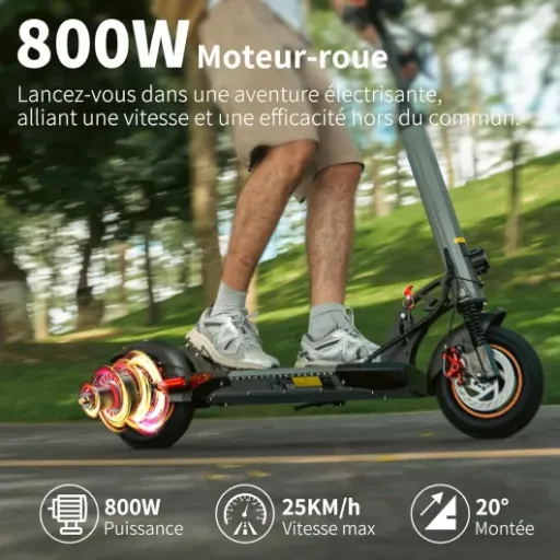 Test Trottinette Électrique 800W Gongxy : une trottinette urbaine qui mise sur la puissance et le confort
